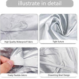 NNEOBA DIY Apron Hair Cutting Cloak Coat Salon Barber Stylist Cape Umbrella Haircut Cloak Hairdressing Home Cleaning Protector