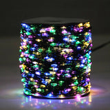 120M 1200-LED Multicolor Green Wire Fairy Lights – IP44 EU Plug