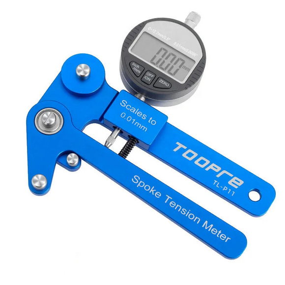 NNEOBA Digital Bicycle Spoke Tensiometer Rim Alignment Blue