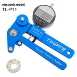 NNEOBA Digital Bicycle Spoke Tensiometer Rim Alignment Blue