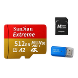 512GB MicroSD Memory Card High-Speed TF Flash Card