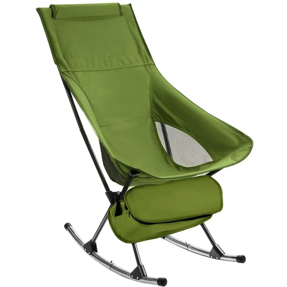 NNEOBA Foldable Camping Rocking Chair Green