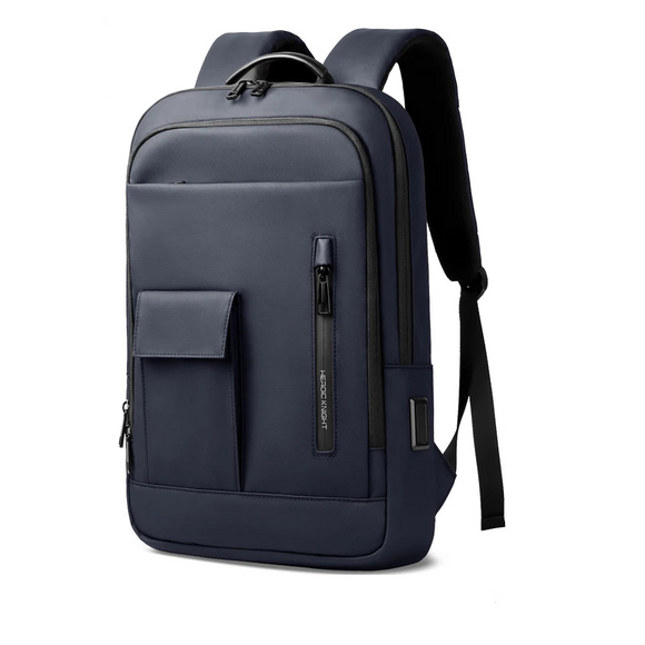 NNEOBA 15.6 Laptop Backpack with Dual Charging Ports Blue