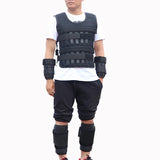 NNEOBA Adjustable Weighted Vest (Plates Not Included) Black