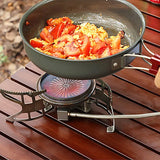 NNEOBA 3800W Folding Outdoor Gas Stove with 1.5L Pot Silver