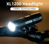 NNEOBA XL1200 Rechargeable Bike Headlight 1200 Lumens Black