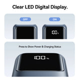 10000mAh Mini Power Bank 22.5W Fast Charging with Magnetic Wireless Charger