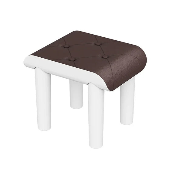 NNEOBA Multi-Functional Portable Office Footrest & Stackable Stool – L-Brown