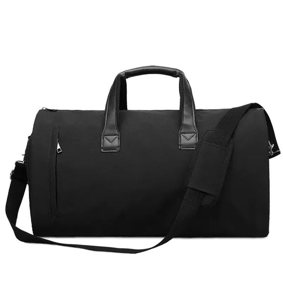 NNEOBA Convertible Garment Duffel Bag Travel Black
