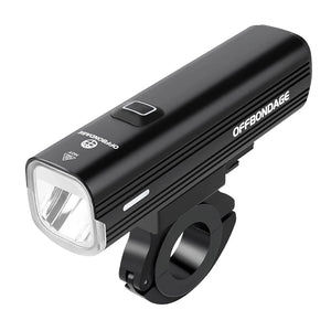 NNEOBA 1000 Lumen USB Rechargeable Bike Front Light 4800mAh Black