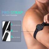 NNEOBA Bluetooth And ANT+ Heart Rate Sensor Armband Ultra-Light Fitness Monitor Black