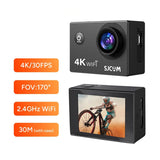 NNEOBA 4K Ultra HD Action Camera 30M Waterproof Black
