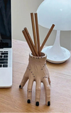 Horror Palm Hand Pen Holder – Resin Broken Hand