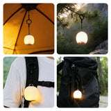 Rechargeable LED Camping Lantern – Portable Mini Silicone Egg-Shaped Ambient Light(2PCS)