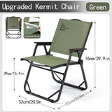 NNEOBA Folding Lounge Camping Chair Kemit Style Green