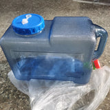 NNEOBA Portable Water Bucket 12L Capacity Driving Pure Water Tank with Faucet Container for Outdoor Camping Cooking Products