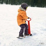 NNEOBA 3-Piece Fold-Up Snow Scooter Set for Outdoor Activities