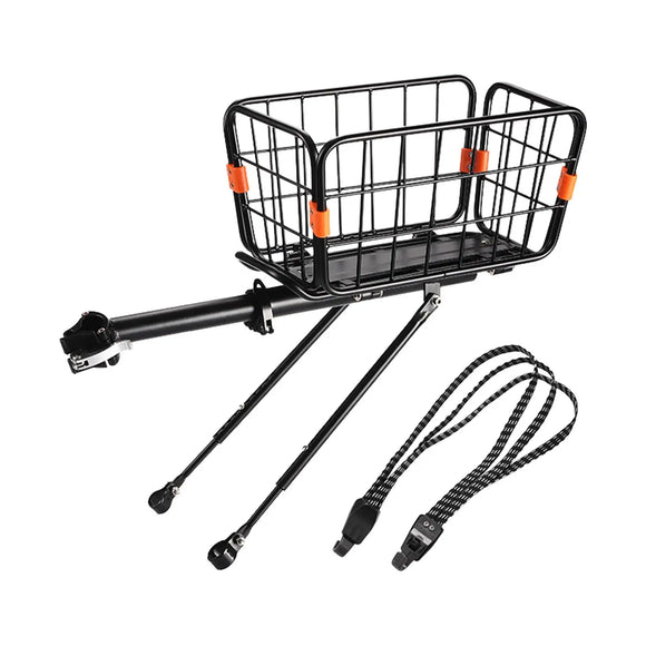 NNEOBA Large Capacity Bicycle Rear Carrier Basket