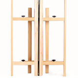 NNEOBA Foldable Wooden Snow Sled - Portable & Modern Design