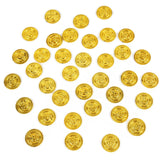 200-Piece Pirate Gold – 2.5 cm Plastic Fake Treasure Coins