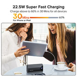 30000mAh Power Bank 22.5W with Built-In Cable & Display