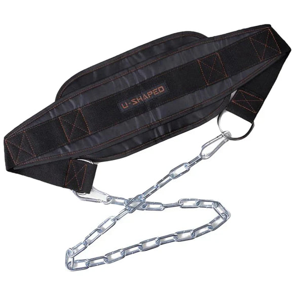 NNEOBA Thick Neoprene Weight Lifting Belt with Chain