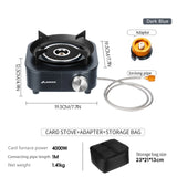 NNEOBA 4000W High-Power Infrared Gas Stove Dark Blue