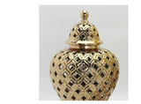 NNEOBA Elegant Handmade Ceramics Hollow Out Vase