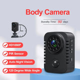 NNEOBA Mini Camera 1080P Full HD Smart WiFi Pocket Camcorder Black