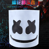 Led Light Up Mask and Gloves DJ Marshmello Head Helmet Light Up Cosplay Head Cover for Men Women Music Festival Purim props