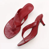 Women's Toe Loop High Heel Sandals