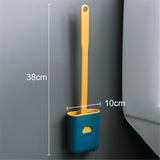 NNEOBA Household cleaning expert silicone wall-mounted toilet brush creative cleaning brush set soft plastic brush long handle brush