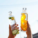 NNEOBA 1000ml Glass Water Bottle  Transparent