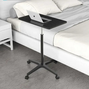 NNEOBA Adjustable Height Movable Laptop Desk with Pulley - Versatile Bedside & Office Table