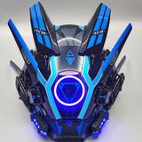 Cyberpunk Mask Led Hair Festival Halloween Christmas Cosplay Helmet Party Gift For Adults