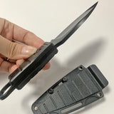 NNEOBA Camping Mini Straight Knife Black