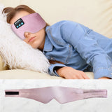 NNEOBA Bluetooth Sleep Headphones Eye Mask for Side Sleepers