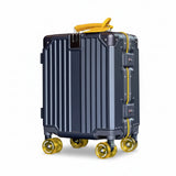 14-Inch Lightweight Carry-On Rolling Suitcase with TSA Lock & Aluminum Frame