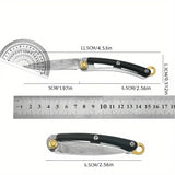 NNEOBA 2pcs Portable Folding Pocket Knife Black