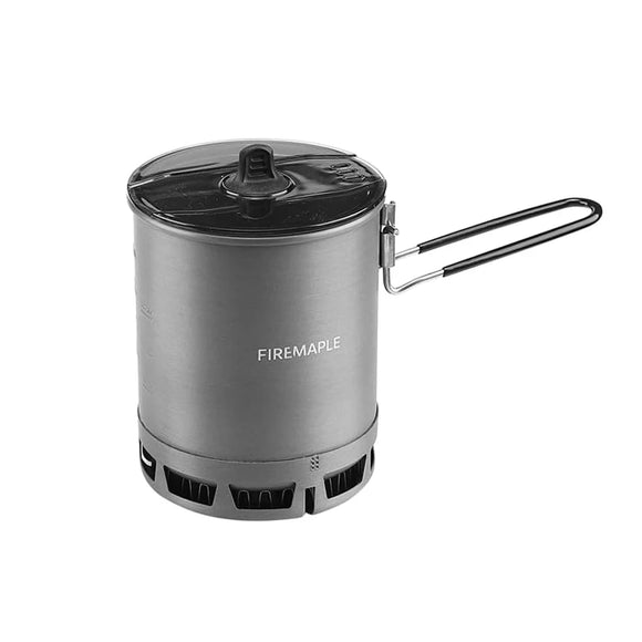 NNEOBA 600ml Ultralight Heat Exchanger Pot Grey