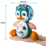 NNEOBA Baby Crawling Toys Musical Penguin