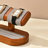 T-Shaped Wooden Watch Display Stand – Watch & Jewelry Holder for Bracelets and Accessories