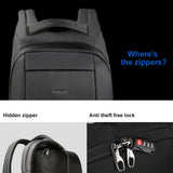 NNEOBA Anti-Theft Laptop Backpack USB Port Black