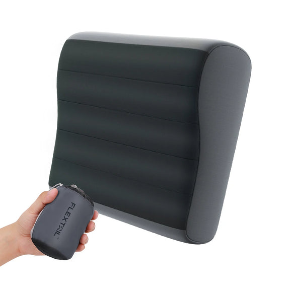 NNEOBA Ergonomic Inflatable Camping Air Pillow Grey