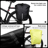 NNEOBA 20L Waterproof Bike Pannier Rack Cycling Bag Black