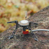 NNEOBA 3300W Titanium Camping Stove Silver