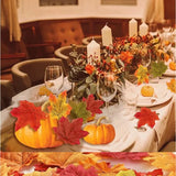 200-Piece Artificial Maple Leaves – Autumn Silk Fall