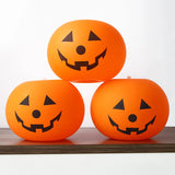 5 pcs 16cm Halloween Pumpkin Latex Balloon Halloween Decoration Home Outdoor Halloween Pumpkin Decoration Supplies