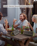 NNEOBA 40W Bluetooth Speaker Waterproof RGB Stereo Sound