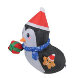 Inflatable Christmas Penguin with LED Lights